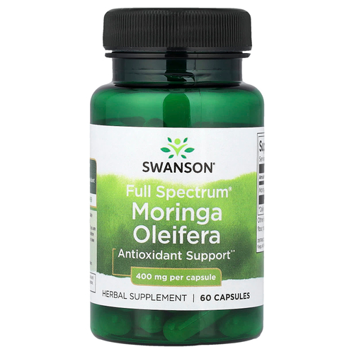 Swanson Vitamins, Full Spectrum®, моринга масличная, 400 мг, 60 капсул