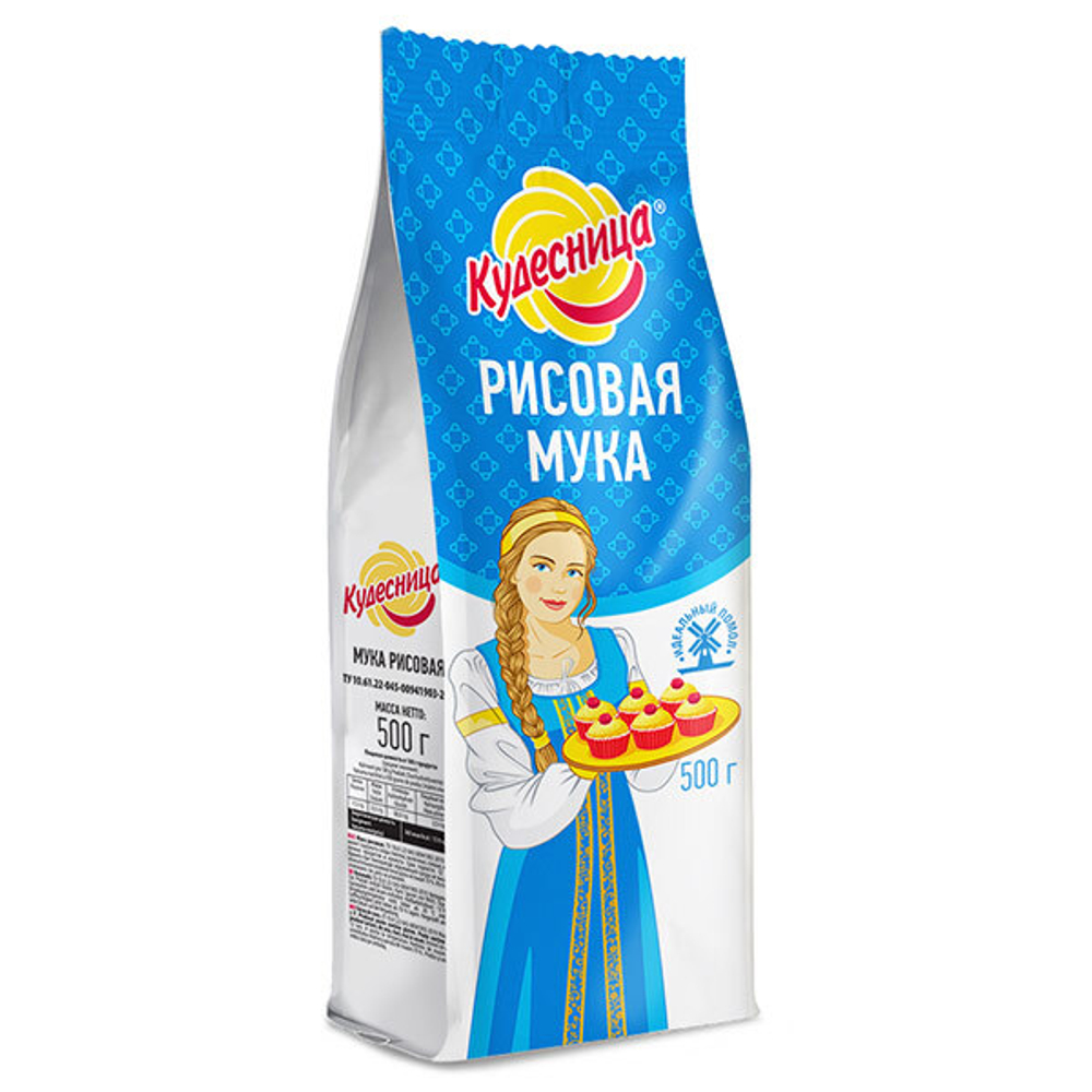 Мука Рисовая Кудесница 0,5кг