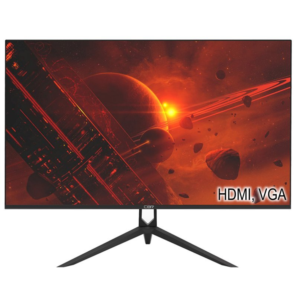 Монитор CBR LCD 27" MF-2701 безрамочный, VA, FHD 1920x1080, 75Гц, 5ms, черный