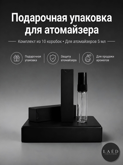 Коробка подарочная для атомайзера до 10 мл, упаковка для пробников духов и парфюмерии, 5 шт