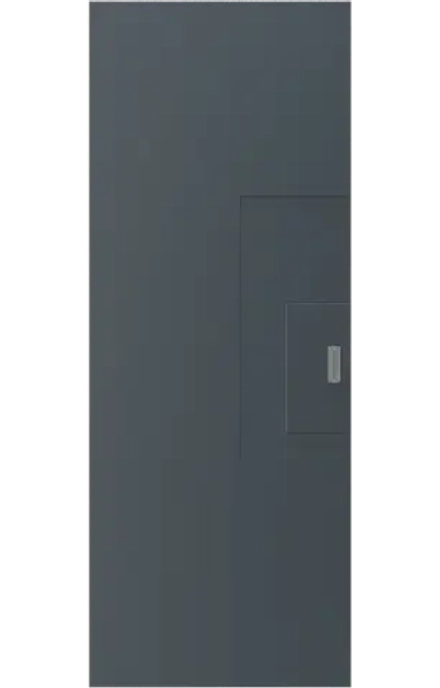 Межкомнатная дверь PV1 с раздвижной системой Invisible