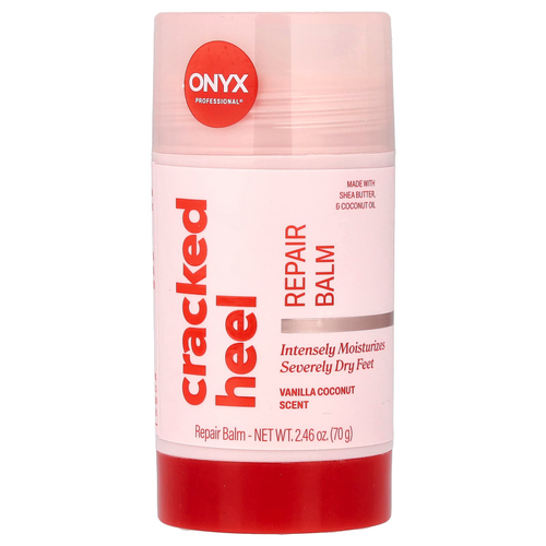Onyx Professional, Cracker Heel, восстанавливающий бальзам, ваниль и кокос, 75 г (2,64 унции)