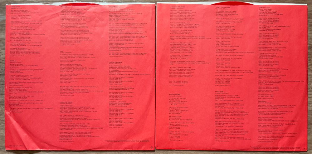 The Beatles ‎– 1962-1966 2LP (США 1978г.) Red
