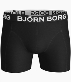 Мужские спортивные боксеры Björn Borg Shorts Solid 2P - черный