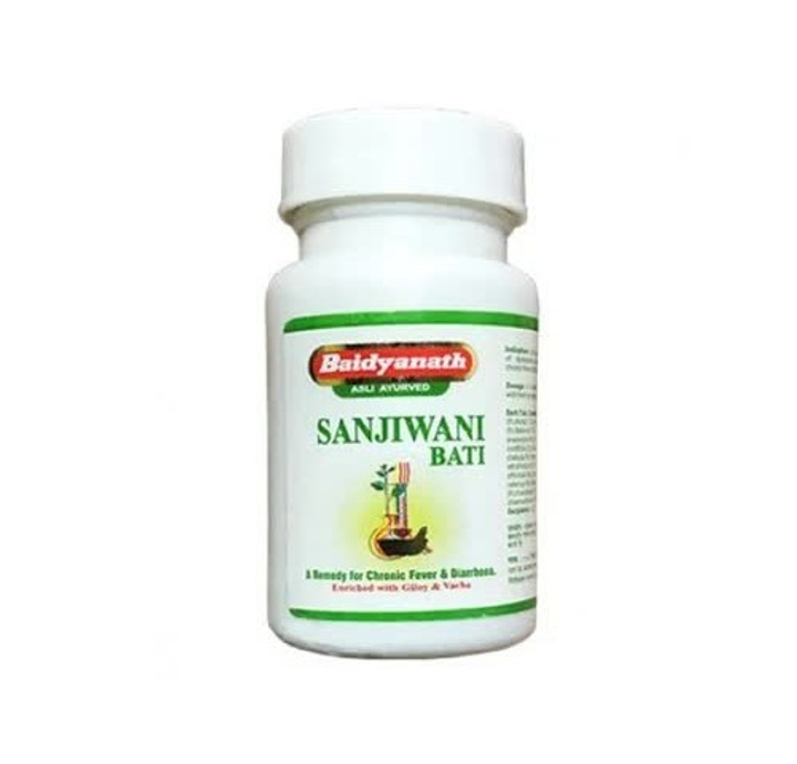 Травяной сбор для настоя Baidyanath Sanjiwani Bati Сандживани Бати повышение иммунитета 80 таб