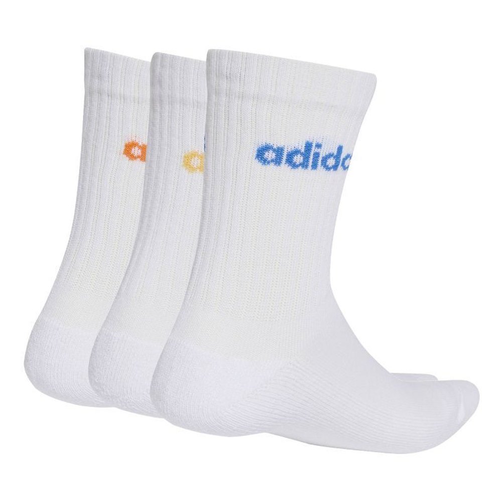 Теннисные носки Adidas Linear Crew Cushioned 3P - white