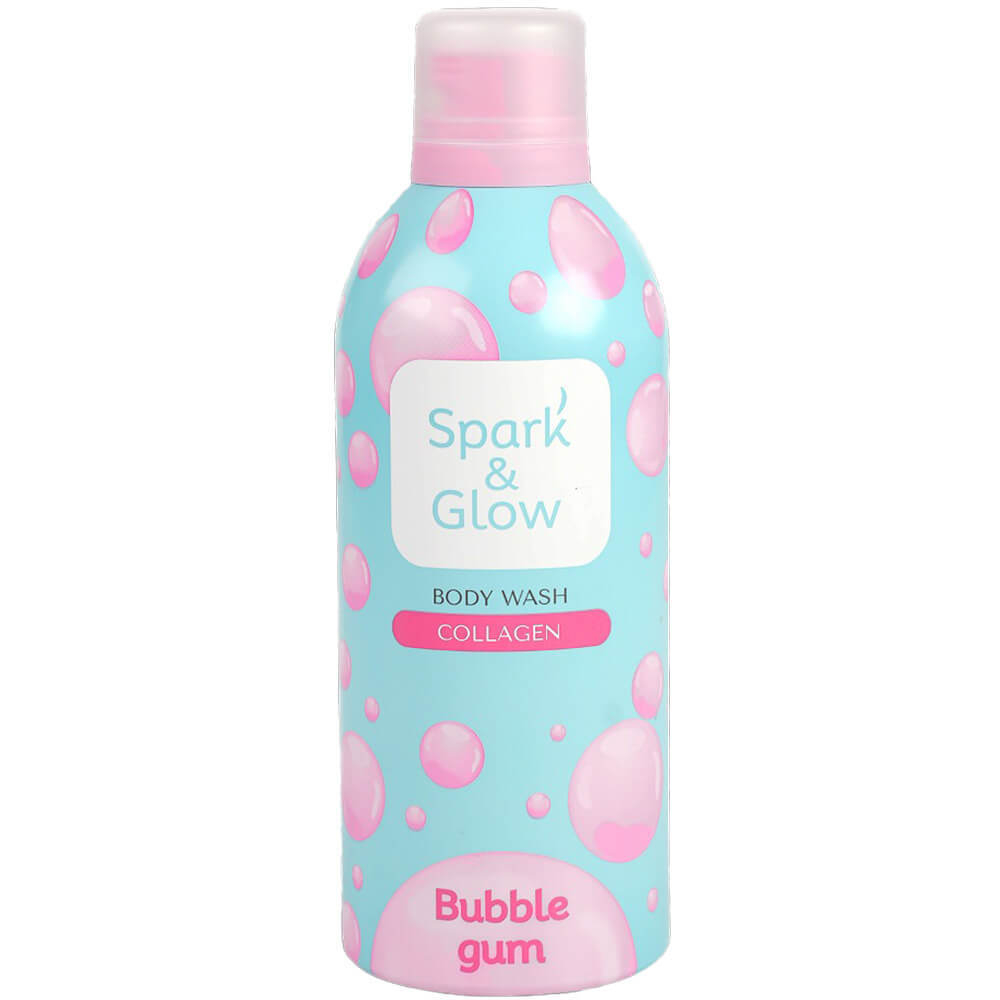 Гель-мусс для душа с ароматом жвачки Spark&Glow Bubble Gum Body Wash, 350 мл