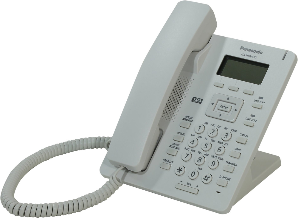 IP-телефон Panasonic KX-HDV130RU <белый > SIP телефон