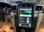 Магнитола для Lexus LX570 2007-2015 - Kuberg ZF-1819-Q6 вертикальный экран в стиле "Тесла" на Android 11, CarPlay, 4G SIM-слот