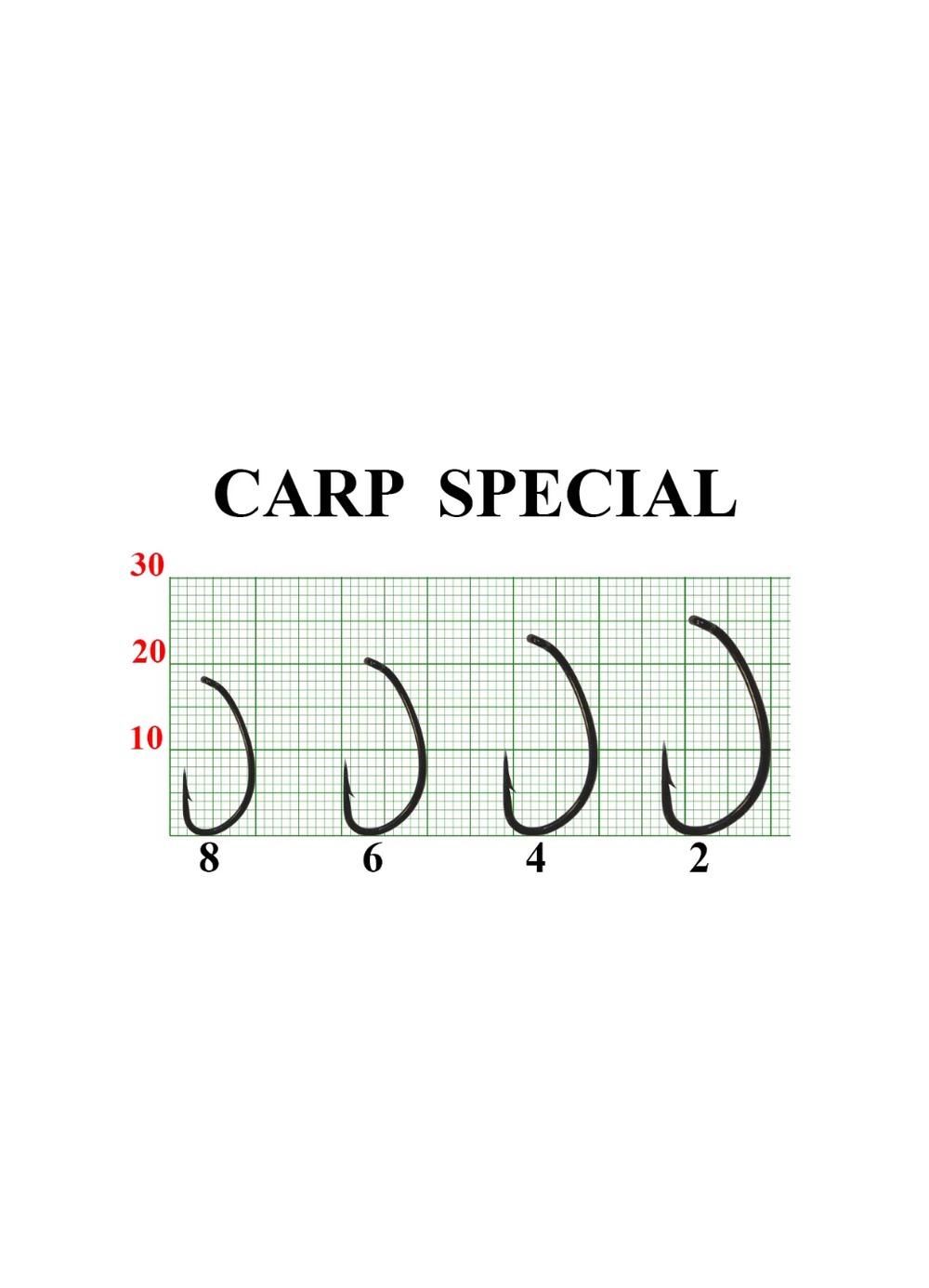 Крючок рыболовный Fish Crystal карповый Carp Special 10100 №4 ( 5 упаковок )