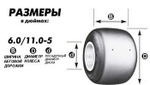 Шина МегаКарт (ДАКО) передняя/СЛИК 3,6/10-5