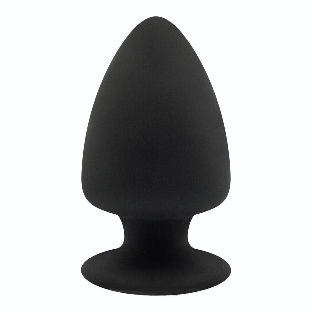 Черная анальная втулка SILEXD Plug Model 1 L - 13 см. (Цвет: черный)