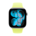 Умные часы Apple Watch Series 11 GPS, 46mm, Space Gray Aluminium Case with Neon Yellow Sport Band, S/M