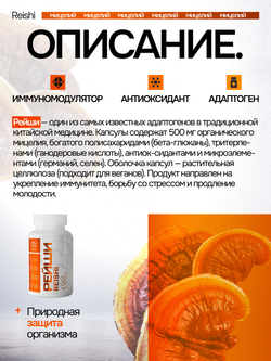 Рейши Линчжи 120 капсул
