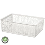 Корзина для хранения универсальная «Linden» светло-серый 4,3л, 29*19*9,5 см✦