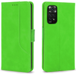 Стильный чехол-книжка из кожи для XIAOMI REDMI NOTE 11 / 11S с отделом для наличных, 3 слотами для карт и подставкой