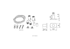 Подвесной комплект UX5 CLT 0.206 01 Crystal Lux