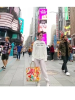Сумка шоппер на плечо хозяйственная