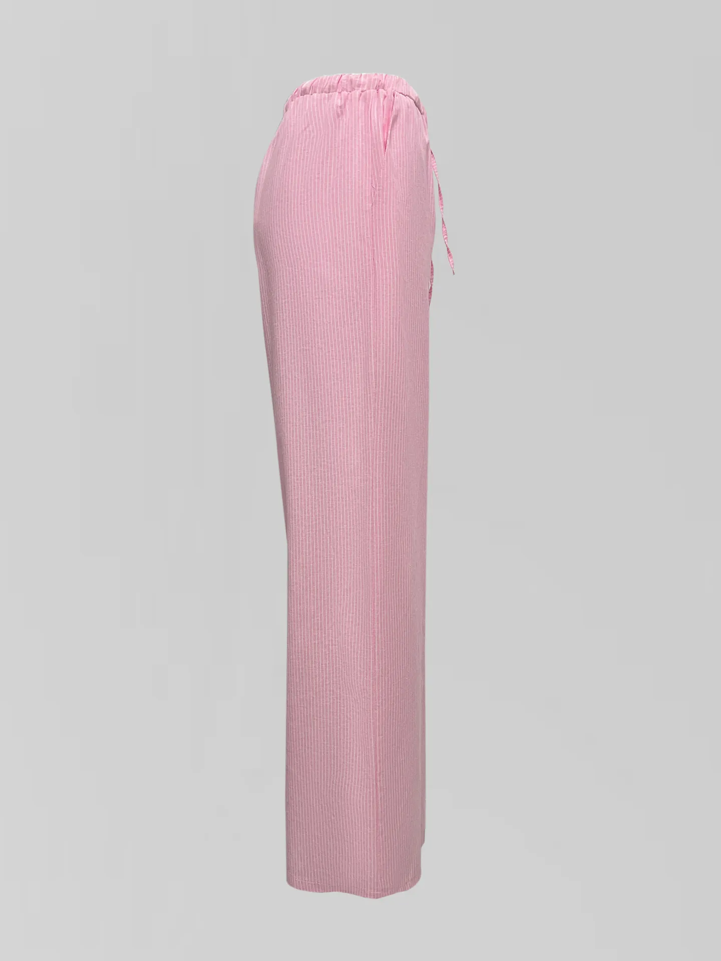 Брюки Wish Collection 50515 прямого кроя в полоску на резинке