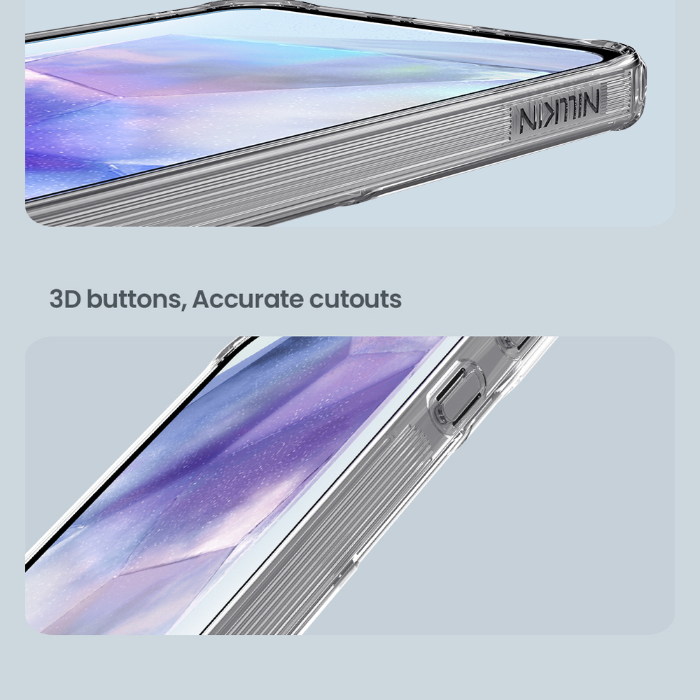 Прозрачный усиленный чехол от Nillkin для Samsung Galaxy A56 5G, серия Nature TPU Pro Case