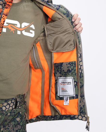 Костюм "CHAMELEON PRO" -5 (SoftShell, Green Line/Signal)