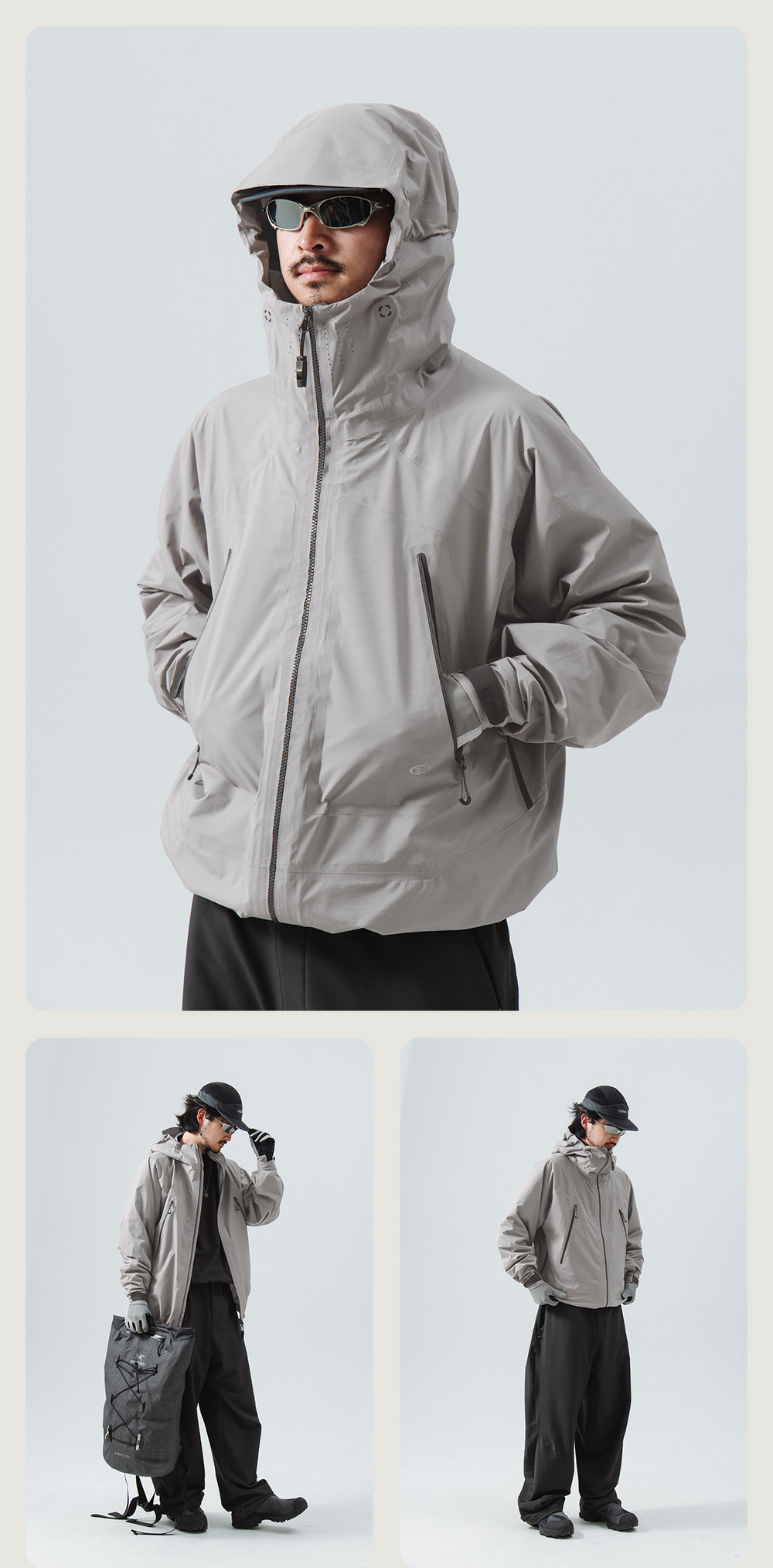 Куртка Nothomme BlueMonte 3-in-1 Waterproof серый