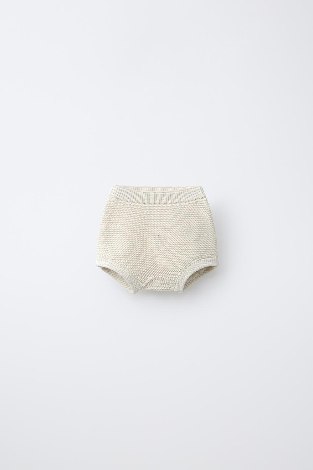 ZARA ТРИКОТАЖНЫЕ ТРУСЫ, ЭКРЮ