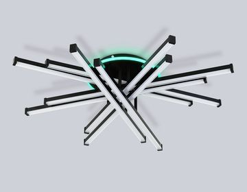 Потолочный светодиодный светильник с пультом 119W 3000K-6400K+RGB FL6276 BK черный COMFORT LineTech Ambrella