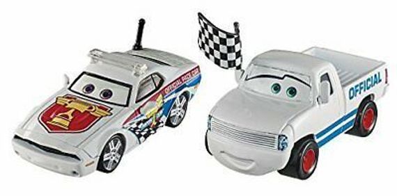 Maşın Disney/Pixar Cars Race Starter &amp; Pace Car Vehicle, 2 ədəd ağ
