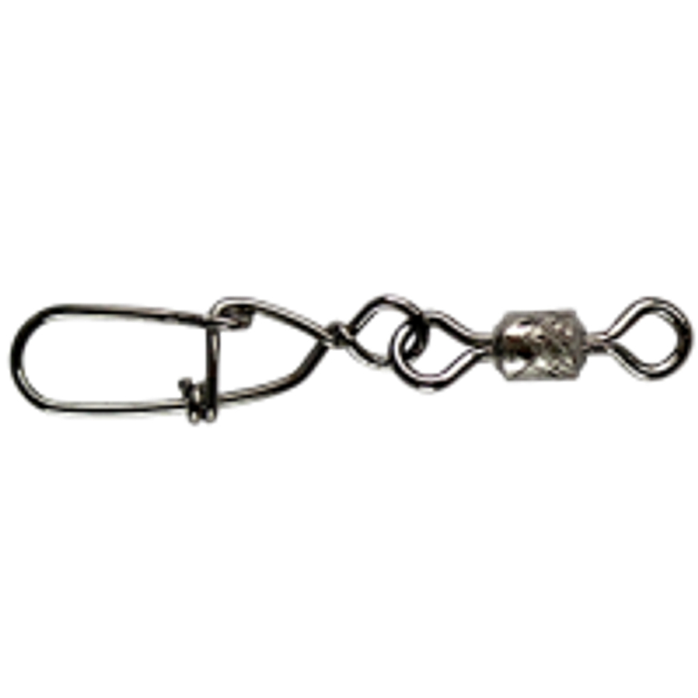 Вертлюг с застёжкой EcoPro EP-301-04 23кг 10шт Black Nickel