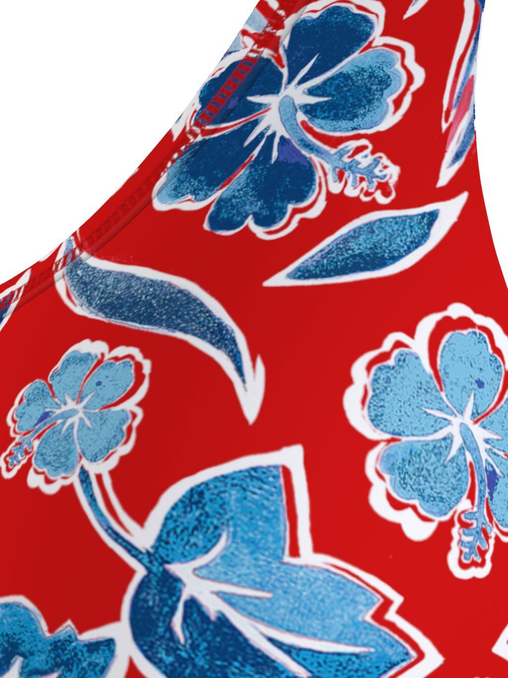 ТОП теннисный Tommy Hilfiger Mid Intensity Floral AOP Bra - island print