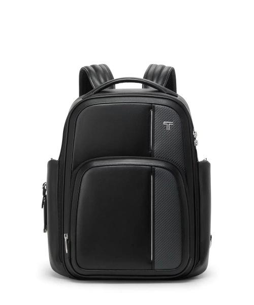 Рюкзак кожаный большой Barker/Black