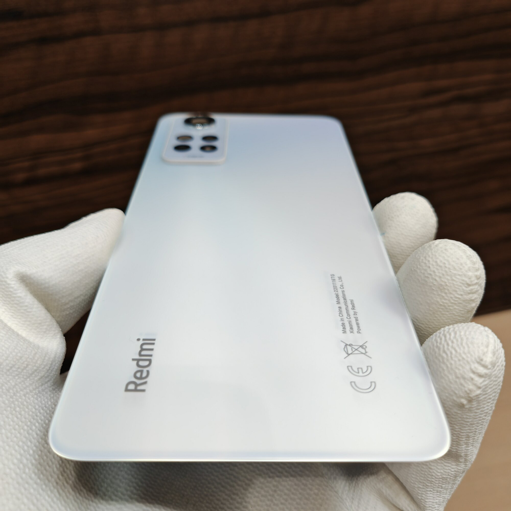 Крышка для Redmi Note 12 Pro 4G - оригинальная задняя стеклянная панель (белого цвета)