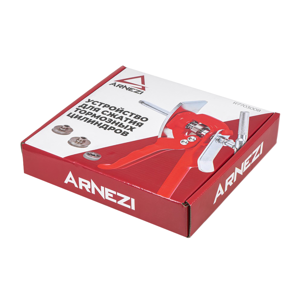 Приспособление для утапливания поршней тормозного цилиндра с насадками ARNEZI R7703008