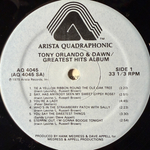 Tony Orlando & Dawn ‎– Greatest Hits (США 1975г.) Т