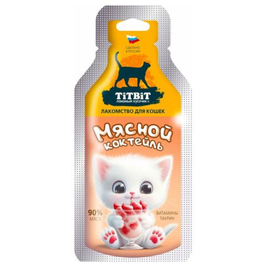 Лакомство TitBit Мясной коктейль для кошек 15 г