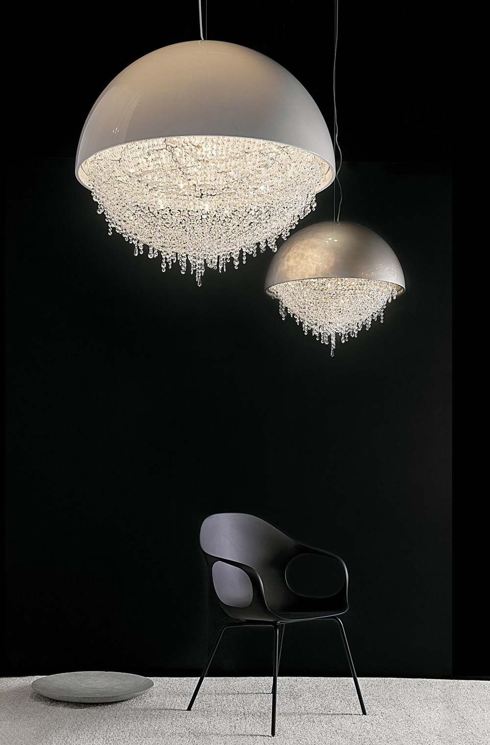 Pendant design lamp Ozero by Manooi D60 (White)