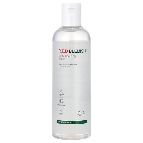 Dr. G, RED Blemish®, чистый успокаивающий тонер, для чувствительной кожи, 300 мл (10,14 жидк. унции)
