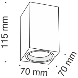 Потолочный светильник Technical C011CL-01B