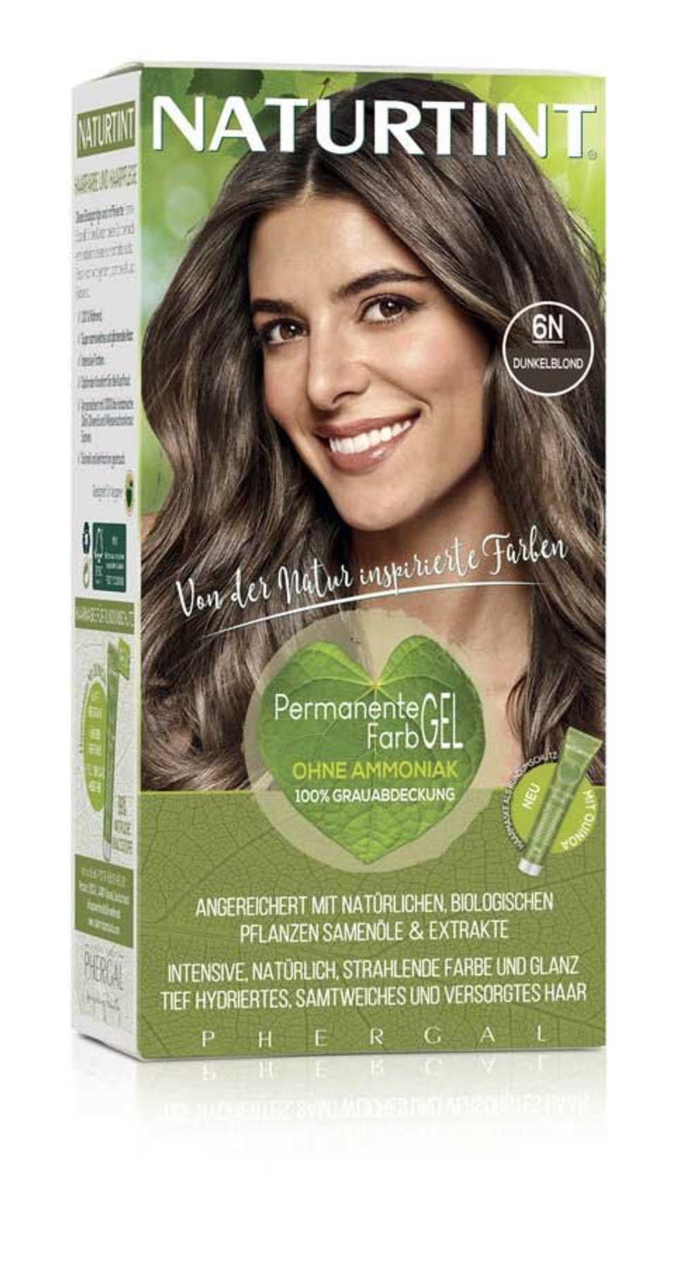 Цвет волос Naturaltint 6N темно-русый Naturtint, 165 мл