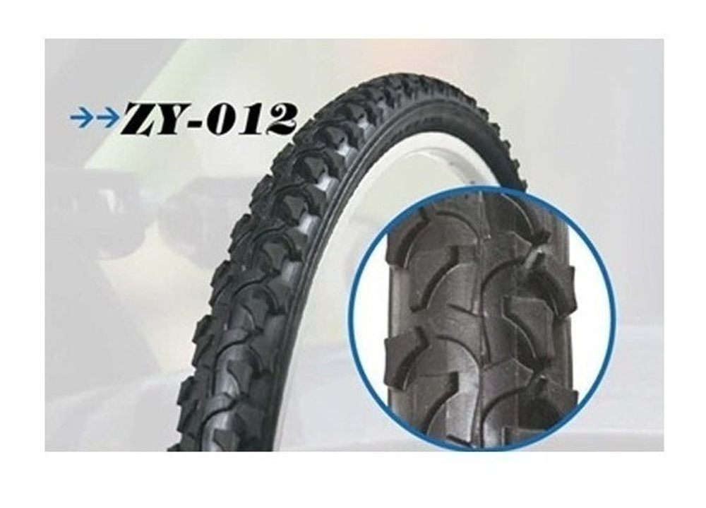 Покрышка 26"х2,125 черная ZY-012 30726012