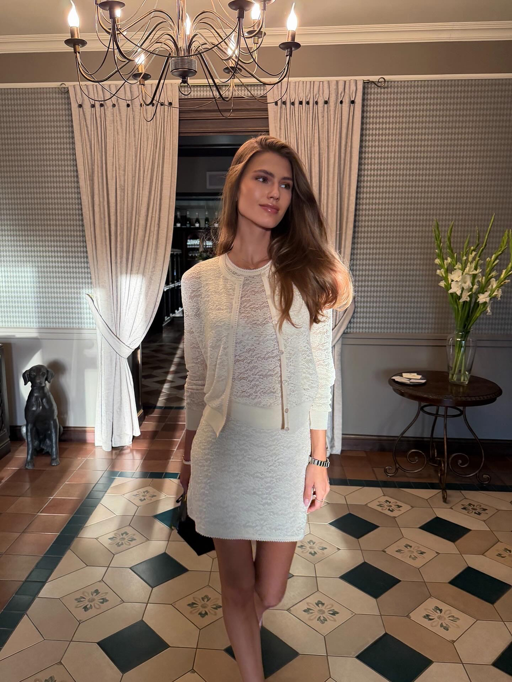 Юбка MIA мини, молочный