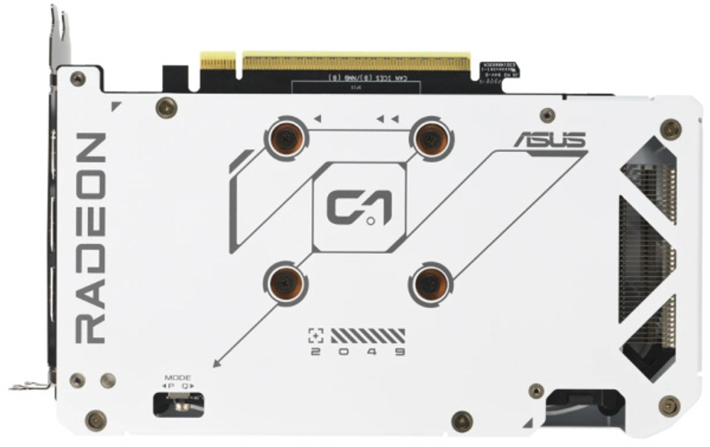 Видеокарта ASUS Radeon RX 9060 XT DUAL WHITE (DUAL-RX9060XT-16G-WHITE)