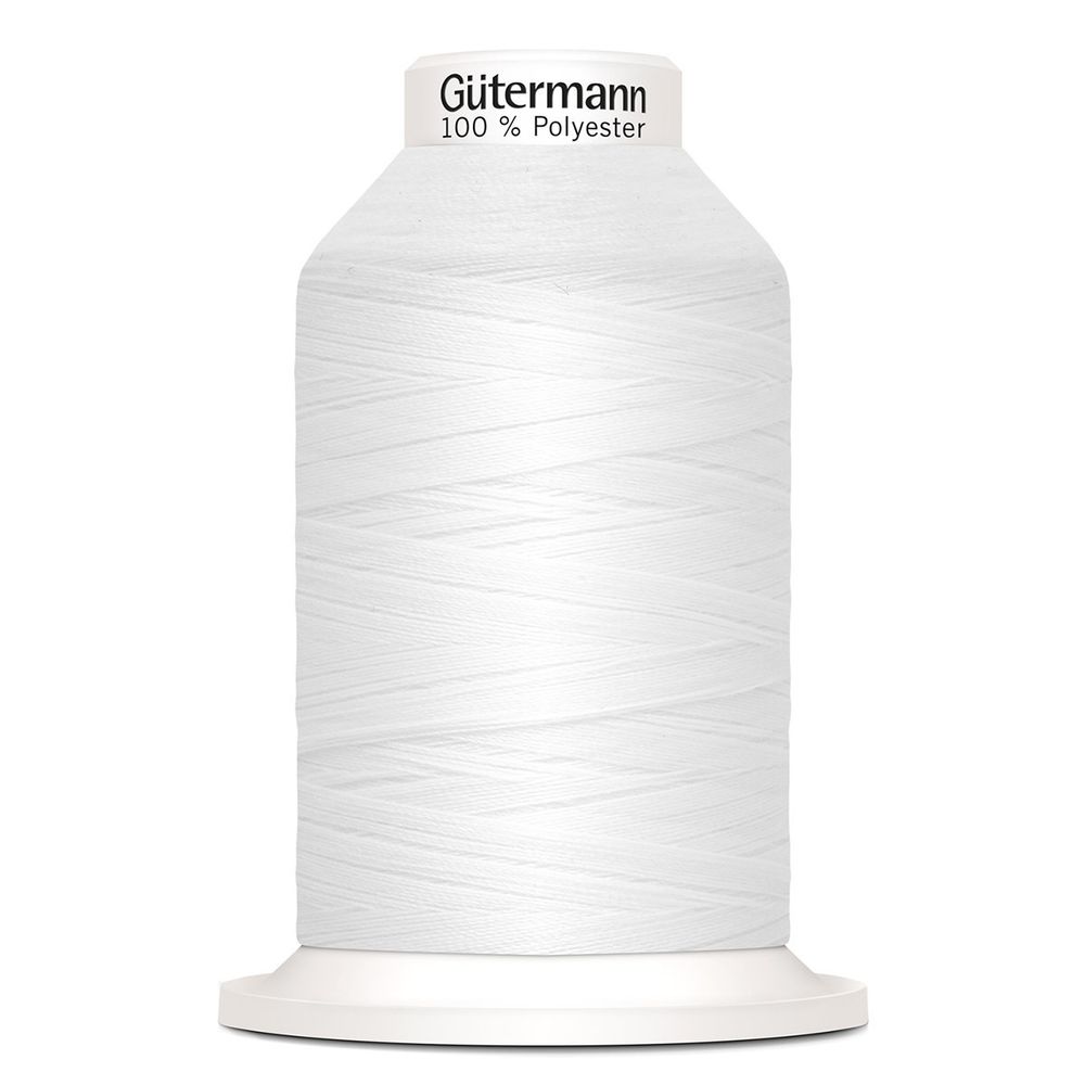 Нитки оверлочные Gutermann Miniking 120 (1000 метров), 5 кат. | _800 белый (Arta 001)