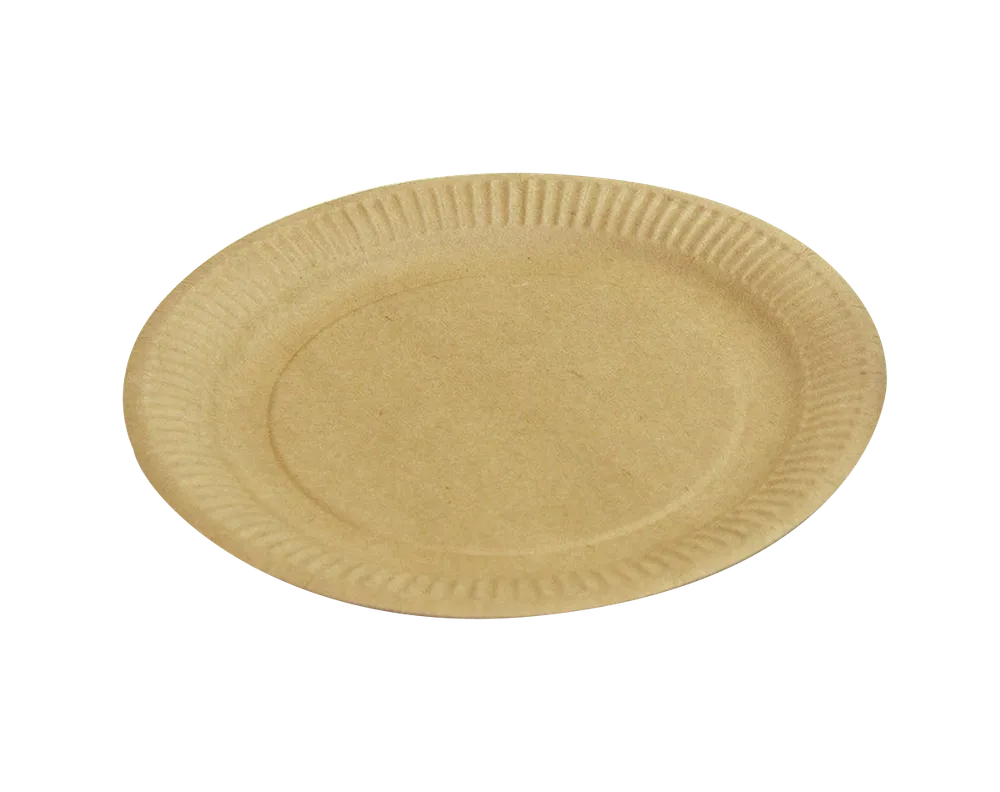 Тарелка d 230мм, ECO PLATE, крафт, картон (100шт/упак) 800шт