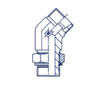 Штуцер FRG45 DL42 BSP 1.1/2 (корпус)