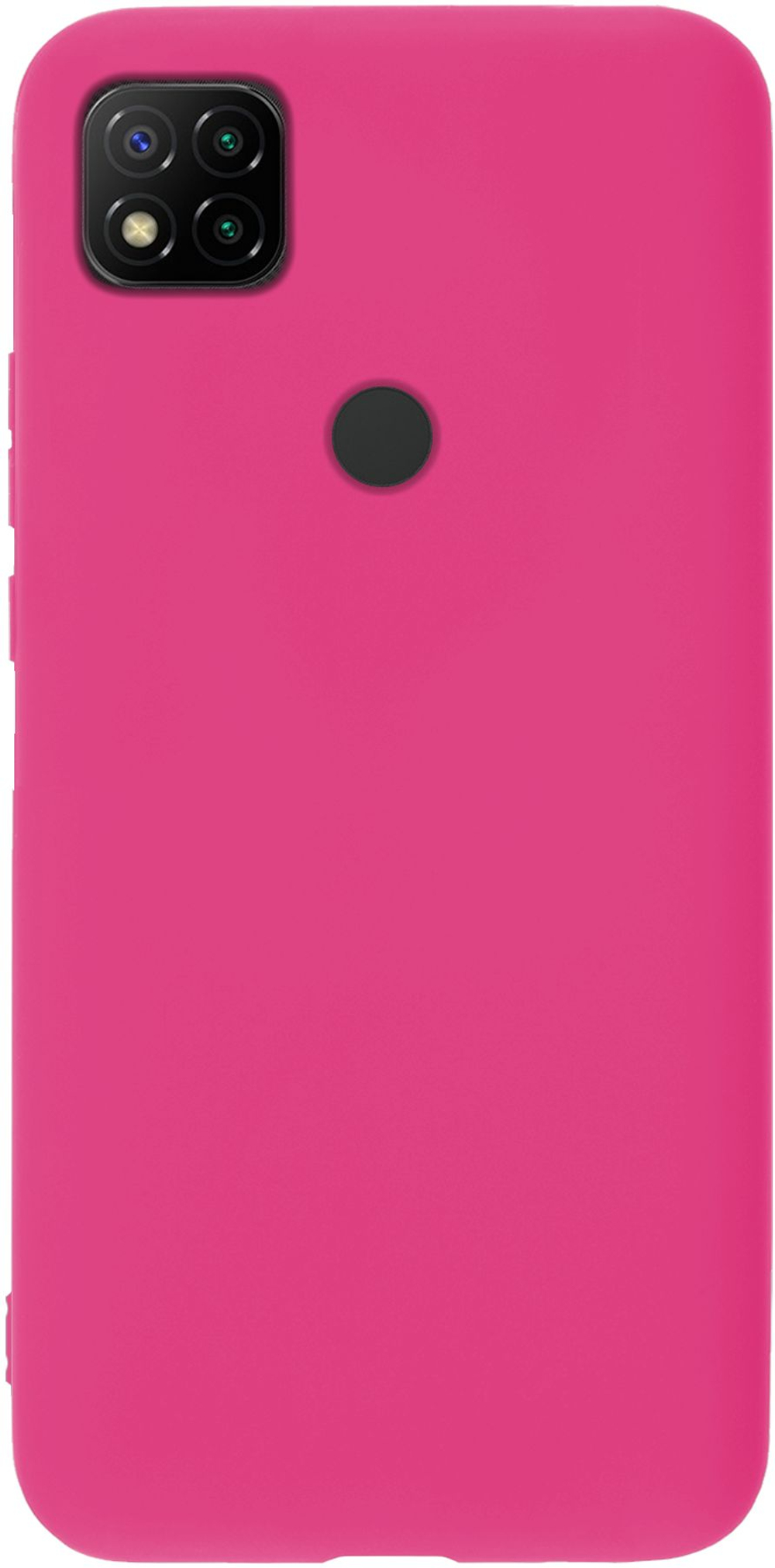 Мягкий Soft Touch чехол из силикона для XIAOMI REDMI 9C с бархатной подкладкой