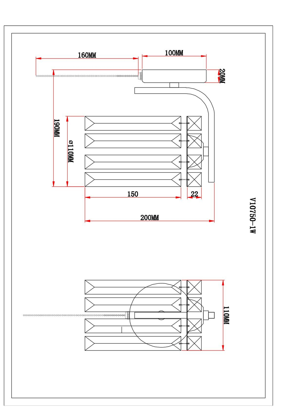 Бра Moderli V10750-1W Everly
