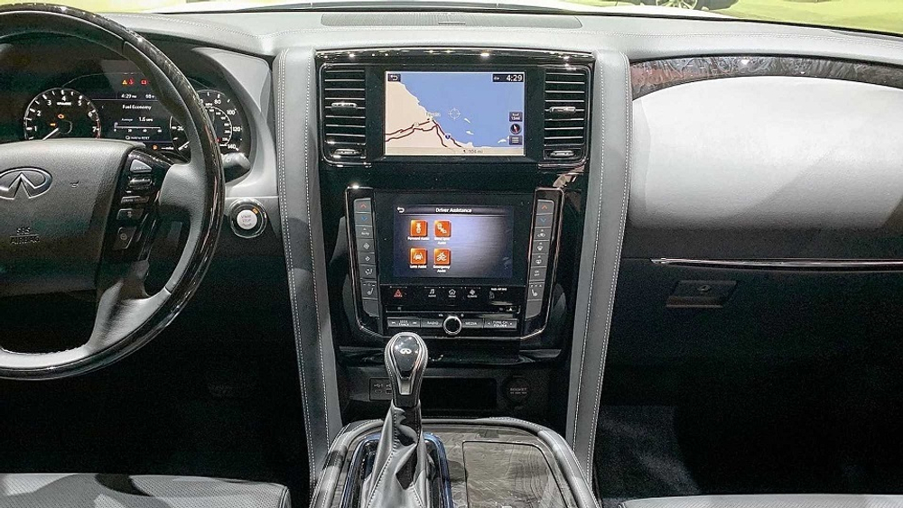 Снятие блокировки DVD в движении Infiniti QX80 2018-2022