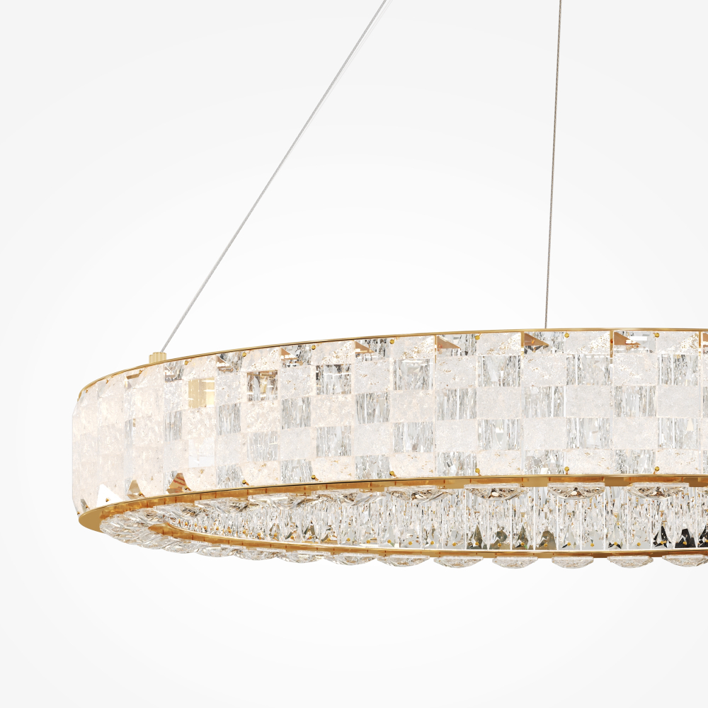 Подвесная светодиодная люстра Maytoni Castello MOD336PL-L170G3K